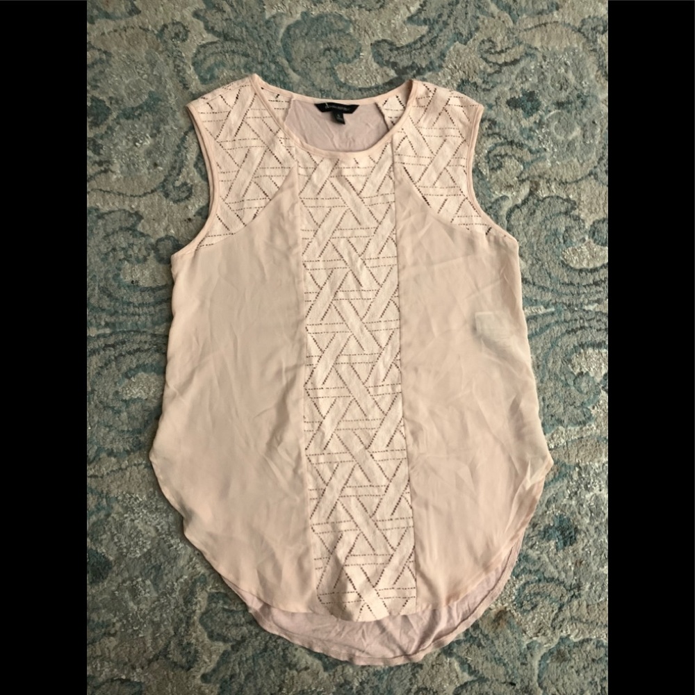 BANANA REPUBLIC - Small - Lace Light Pink Tank